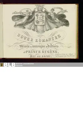 12 Romances dedicated to Eugène de Beauharnais
