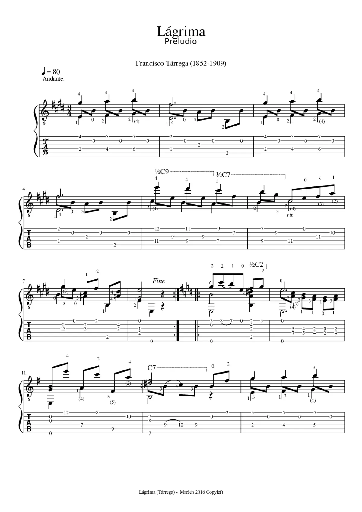 lagrima - Page 1