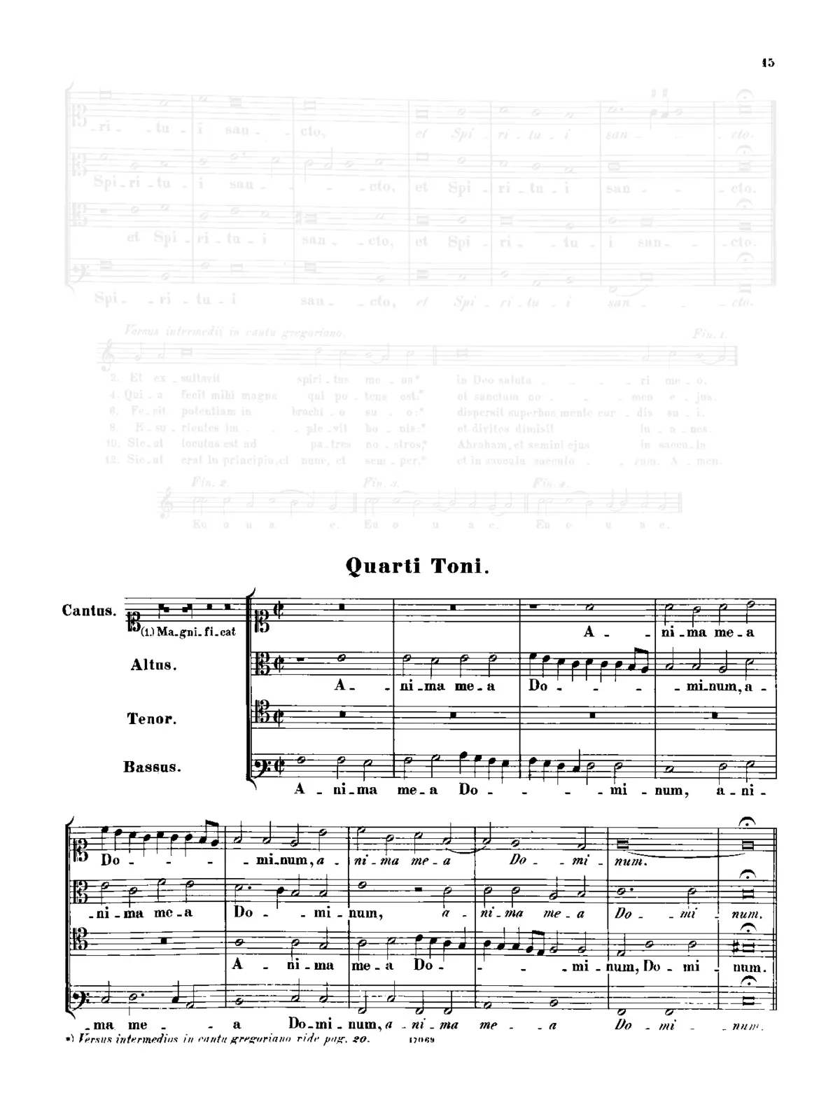 Magnificat quarti toni - Page 1