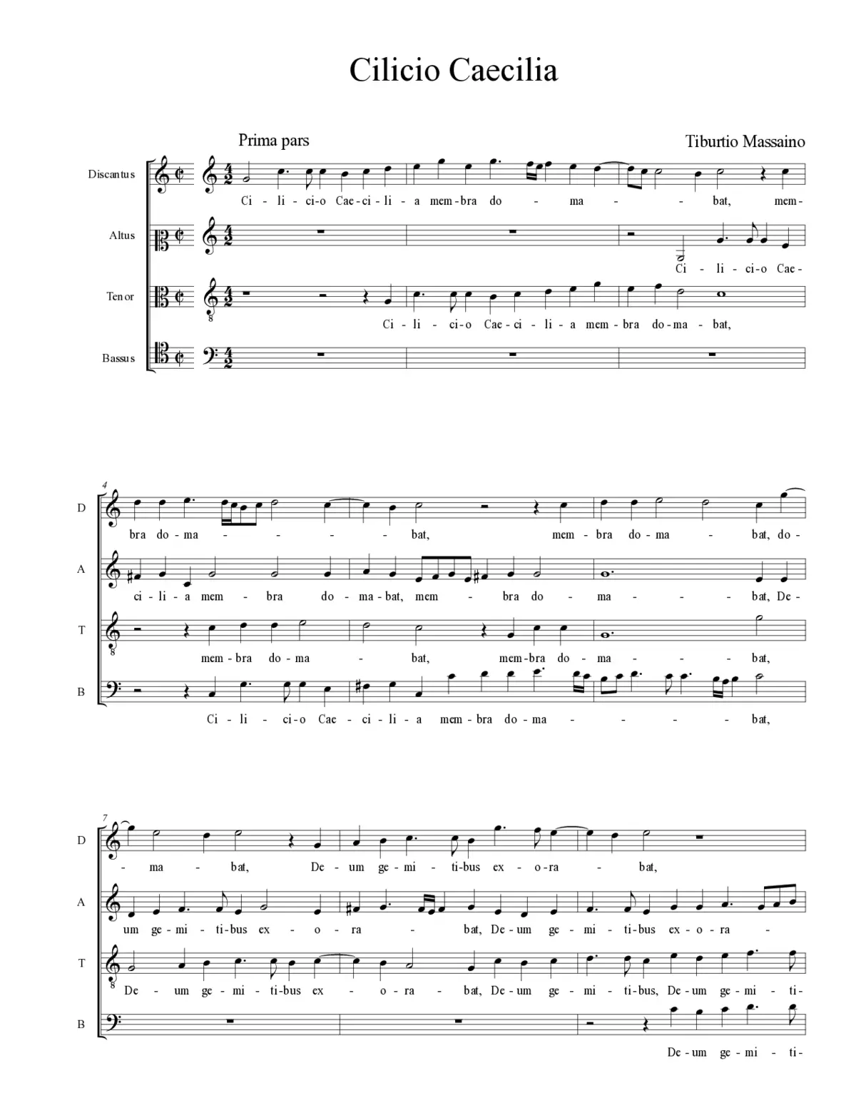 Cilicio Caecilia - Page 1