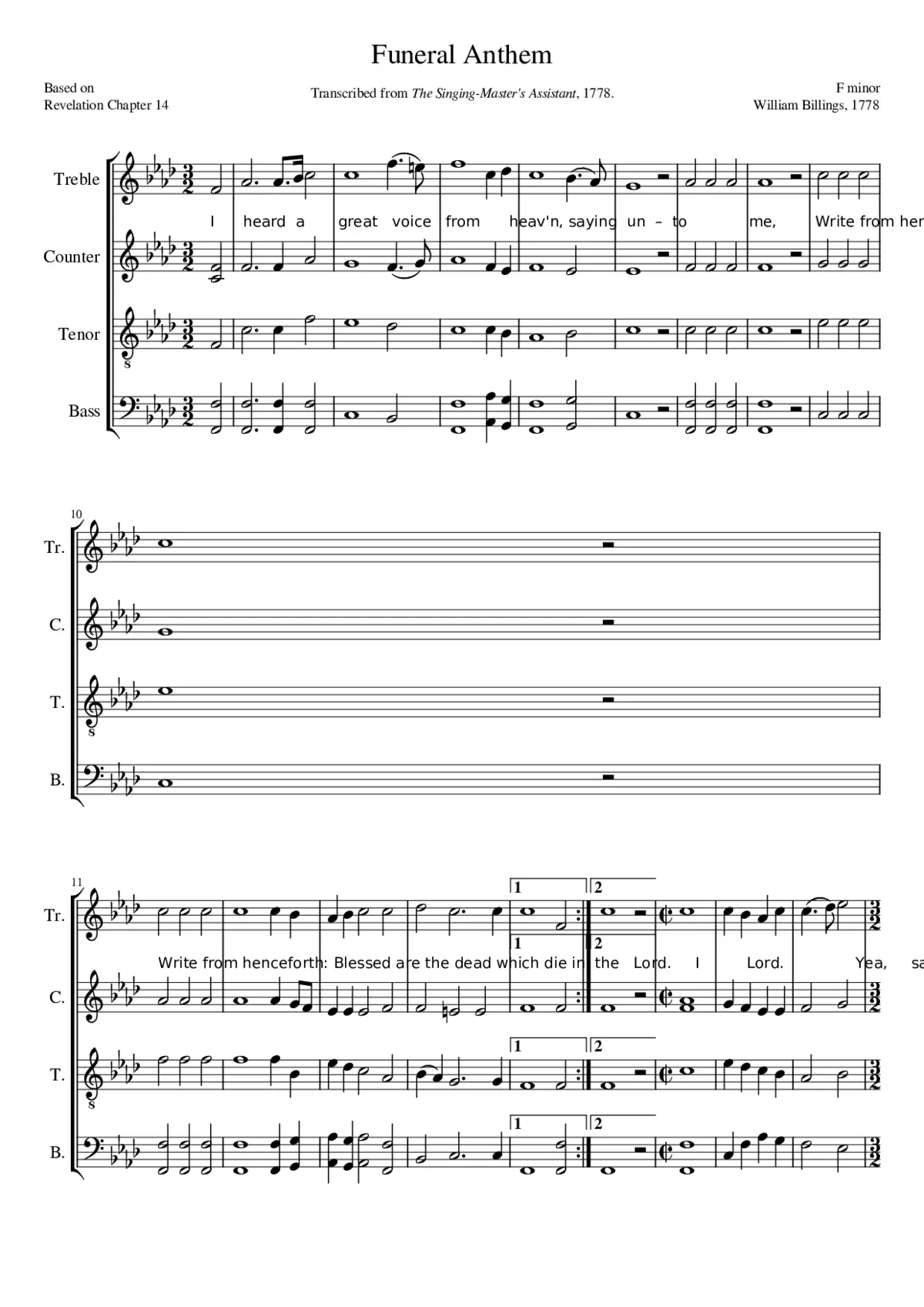 Funeral Anthem - Page 1