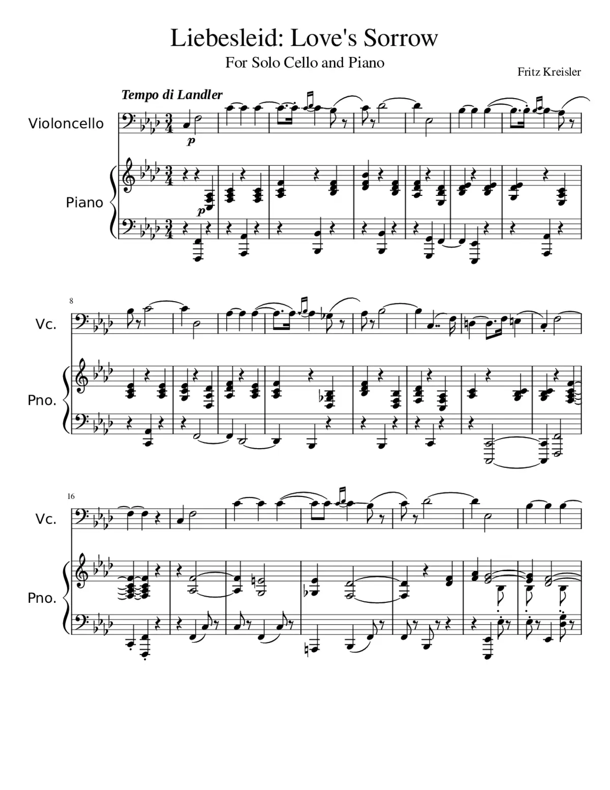 Liebesleid - Page 1