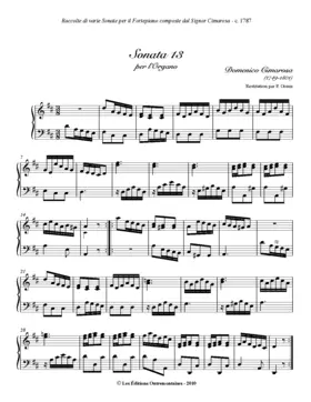 Organ Sonata in D major
