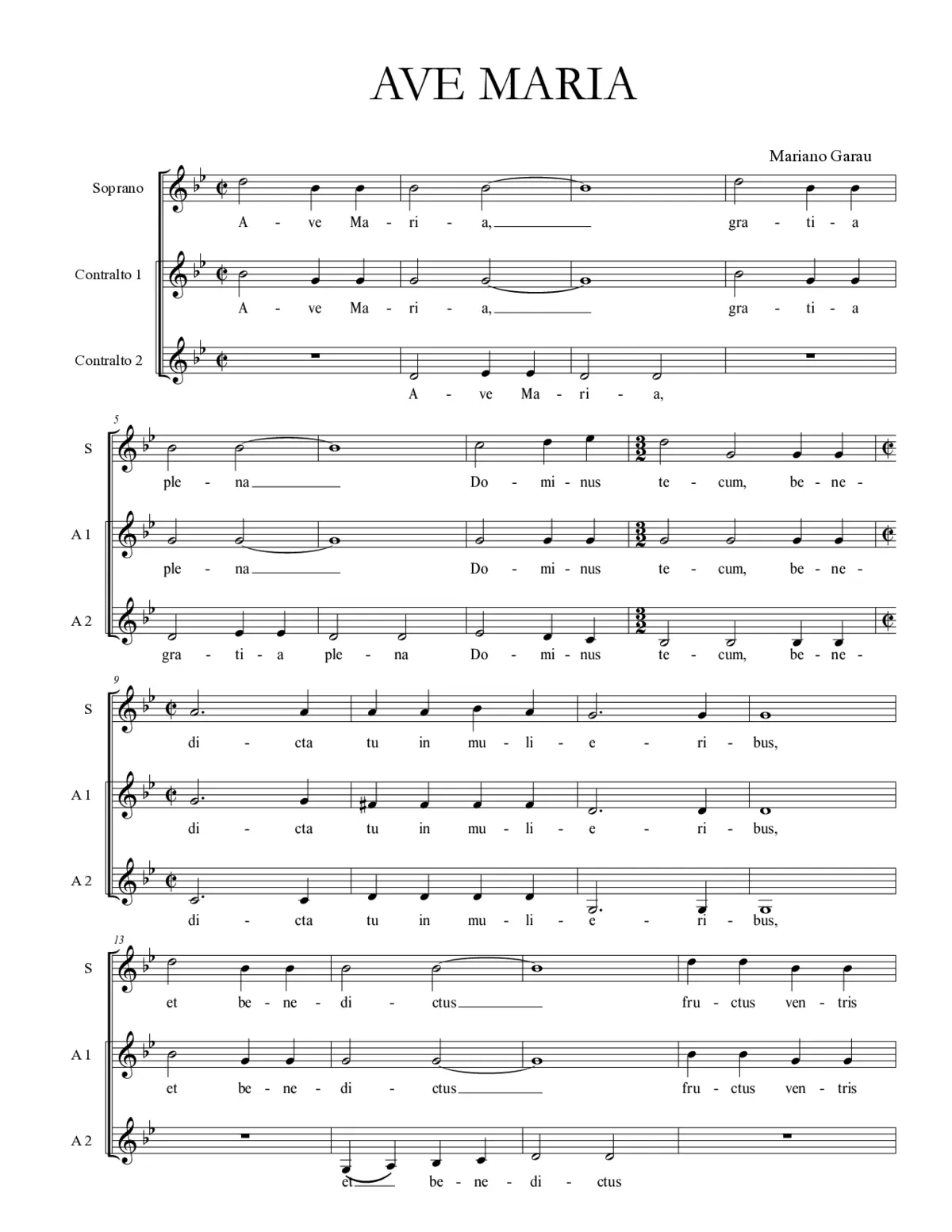 Ave Maria 2023 - Page 1