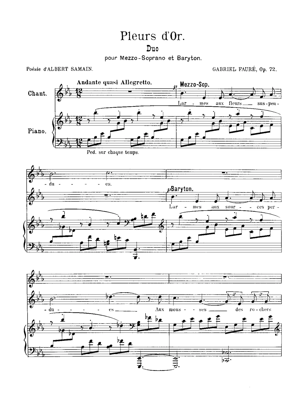 Pleurs d'or - Page 1