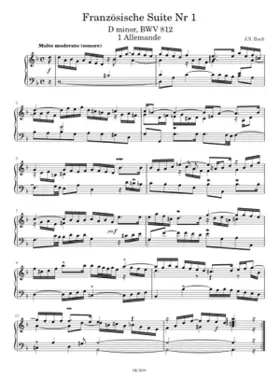 French Suite No.1 in D minor BWV 812