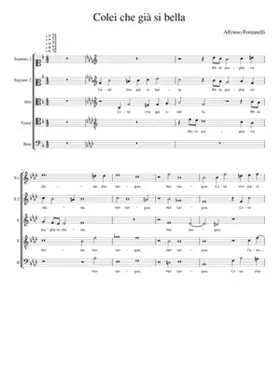 Colei che già si bella