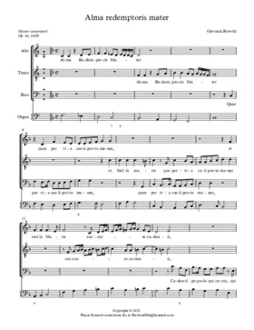 Alma Redemptoris Mater a 3