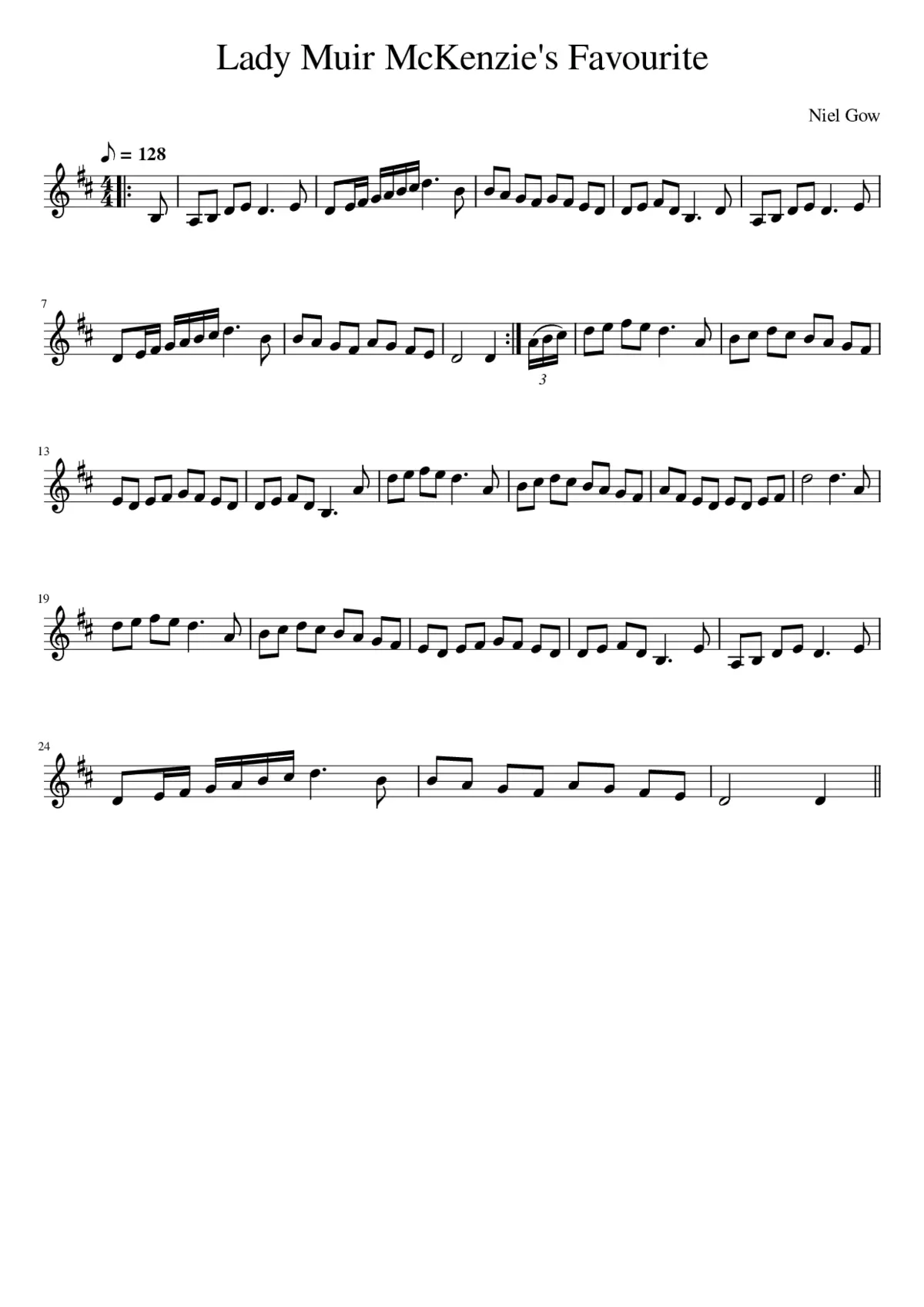 Lady Muir McKenzie's Favourite - Page 1