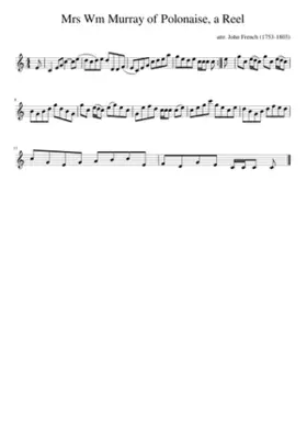 Mrs Wm Murray of Polonaise a Reel