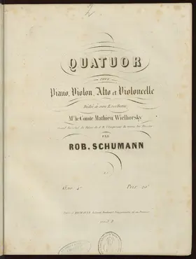 Piano Quartet in E-flat major, Op.47