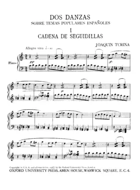 2 Danzas sobre temas populares españolas