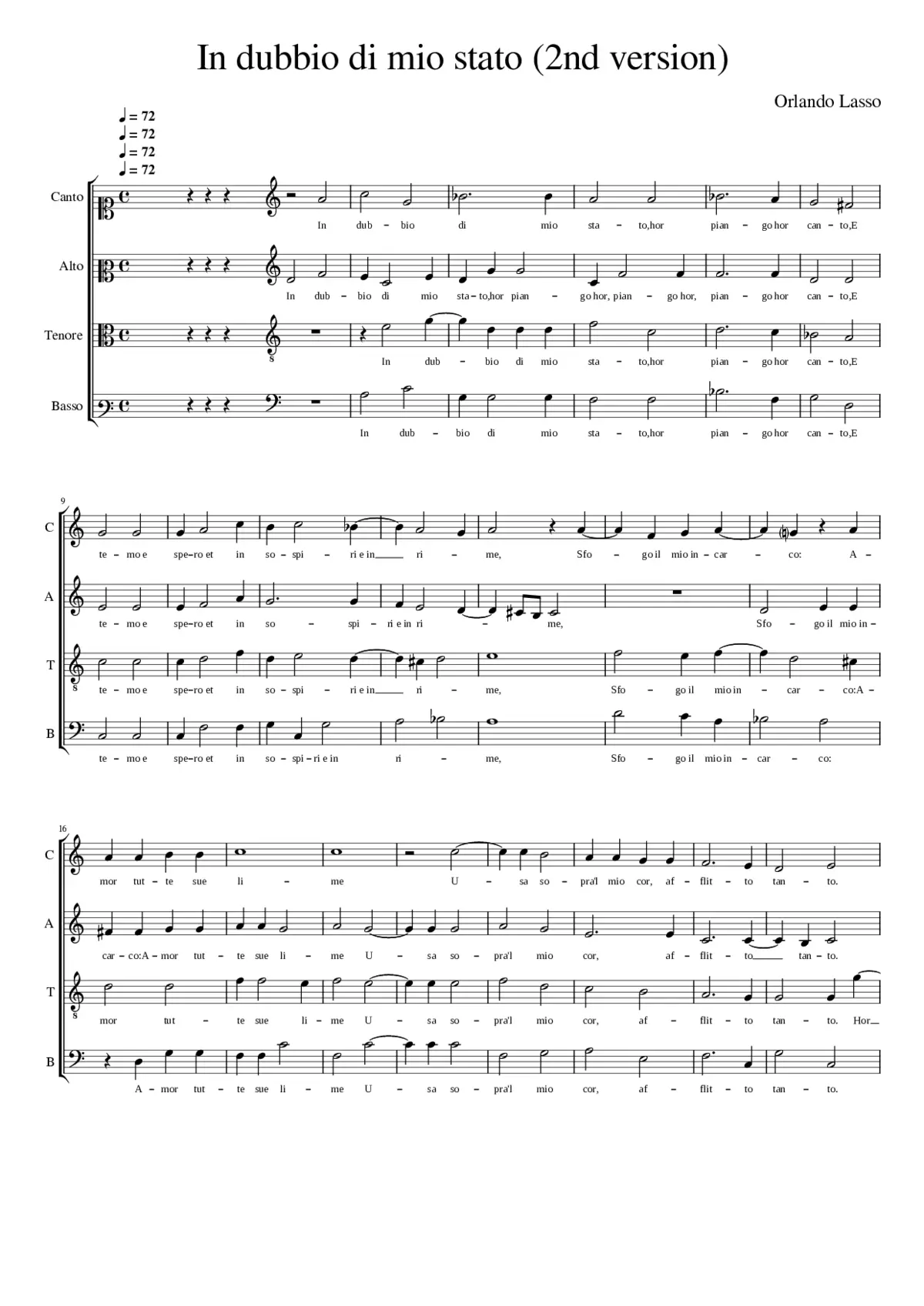 In dubbio di mio stato (the 2nd of 2 versions. The 1st is here.) - Page 1