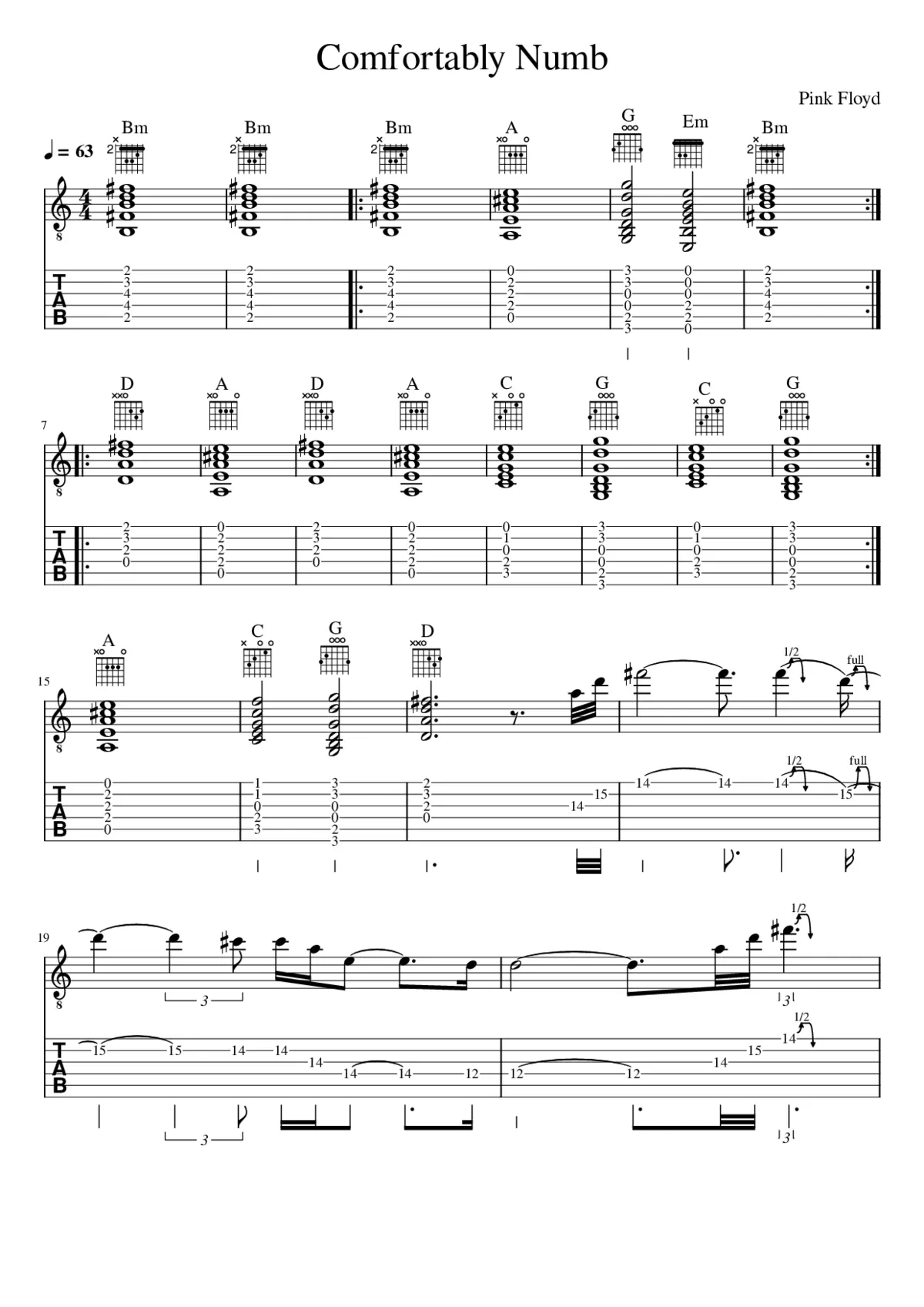 comfortably numb - Page 1