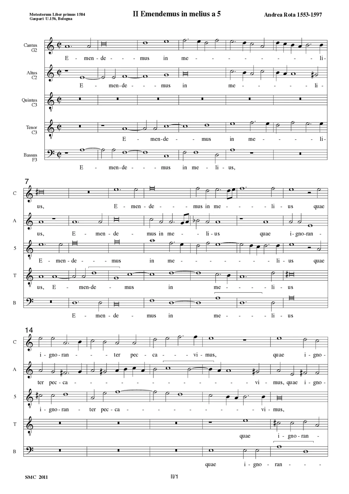 Emendemus in melius a 5 - Page 1