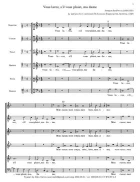 Vous larez sil vous plaist