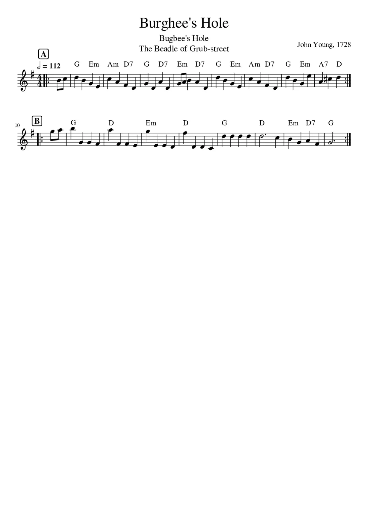 Burghee's Hole - Page 1