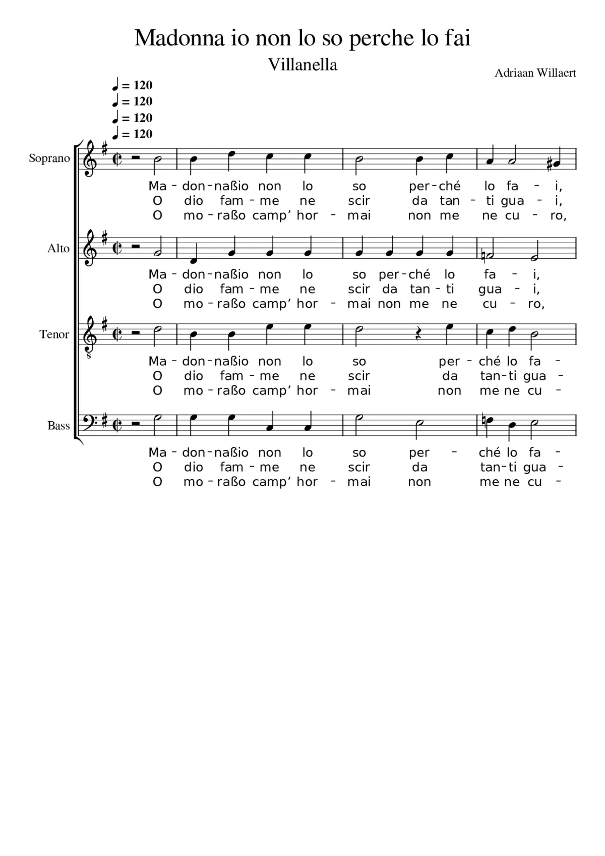Madonna io non lo so perché lo fai - Page 1
