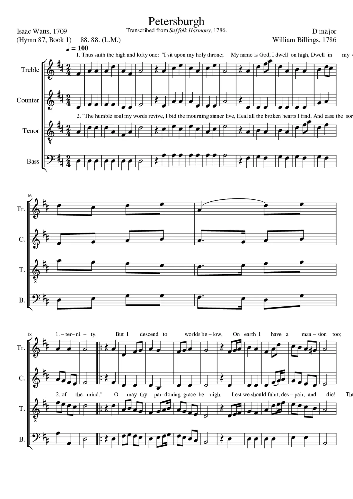 Petersburgh - Page 1
