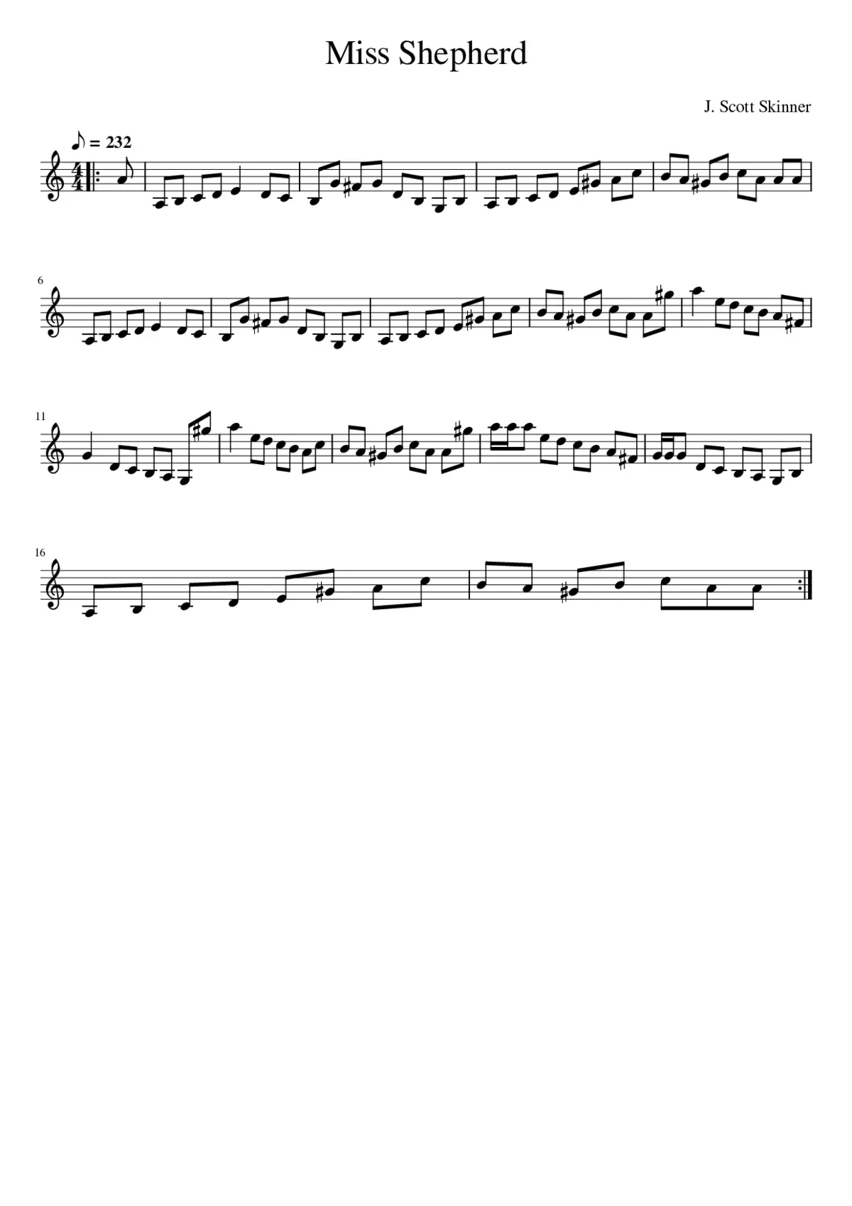 Miss Shepherd - Page 1