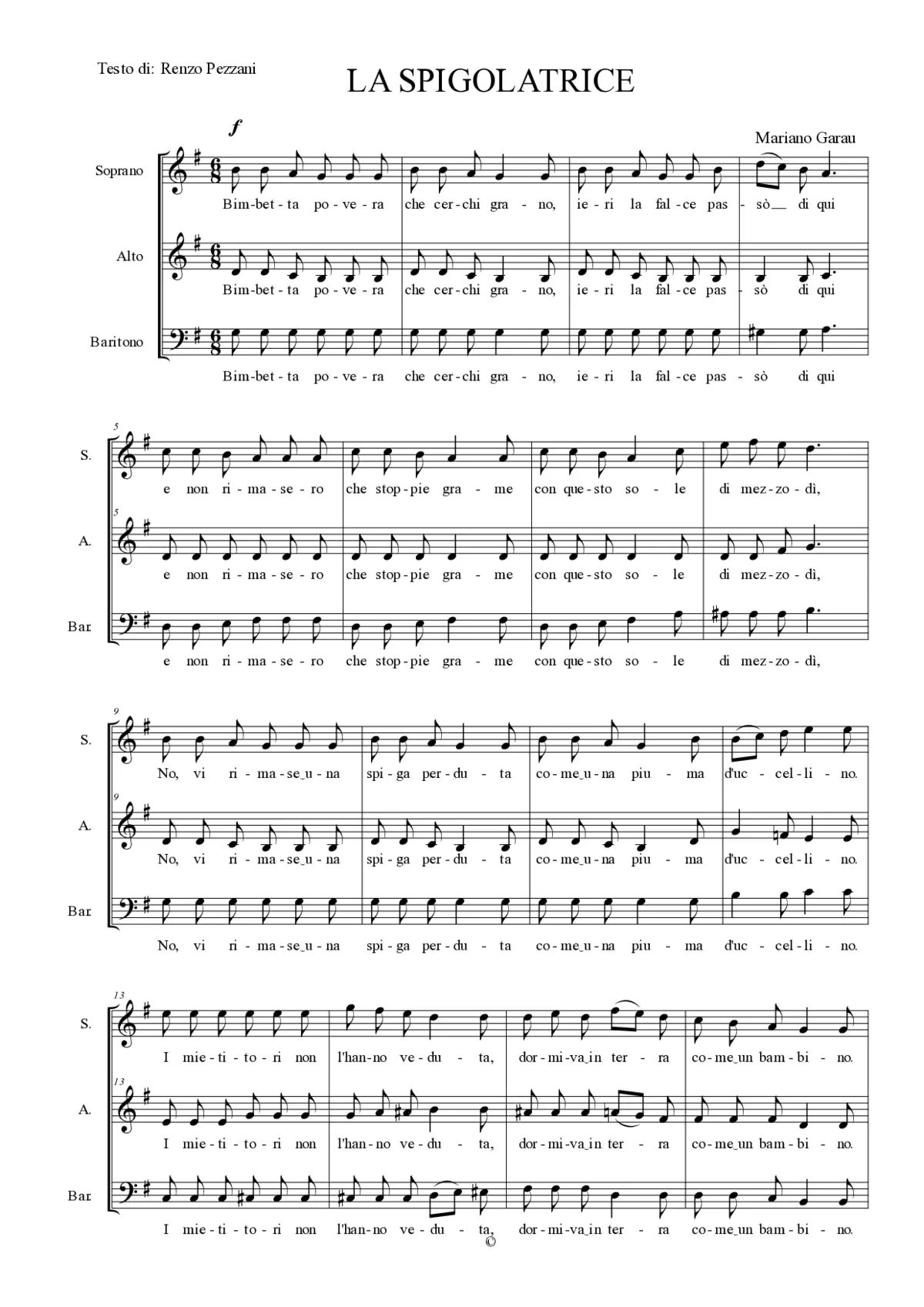 La spigolatrice - Page 1