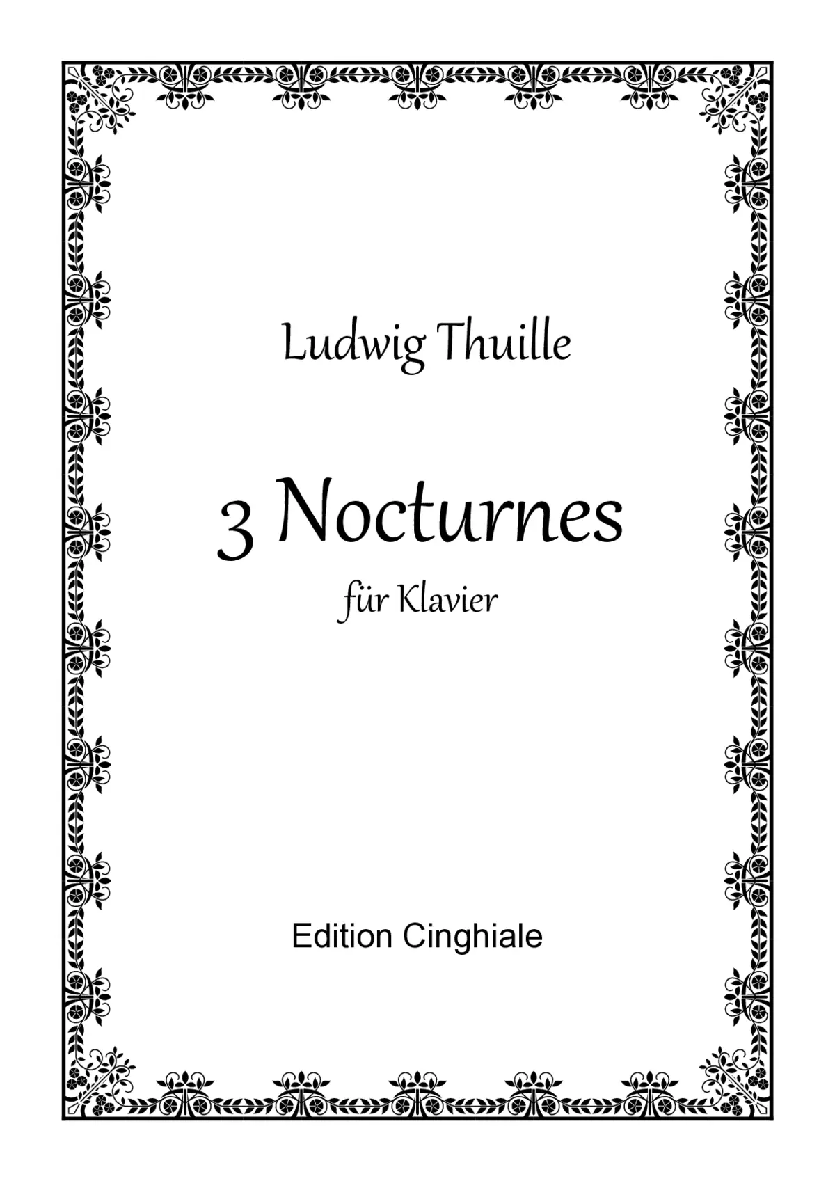 3 Nocturnes - Page 1