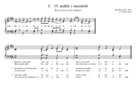 C - 19. neděle v mezidobí