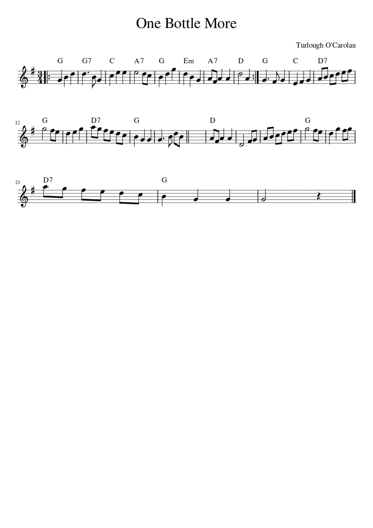 One Bottle More - Page 1