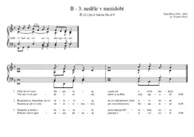 B - 3. neděle v mezidobí