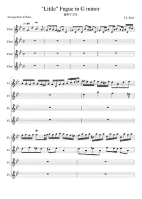 Fugue in G minor BWV 578