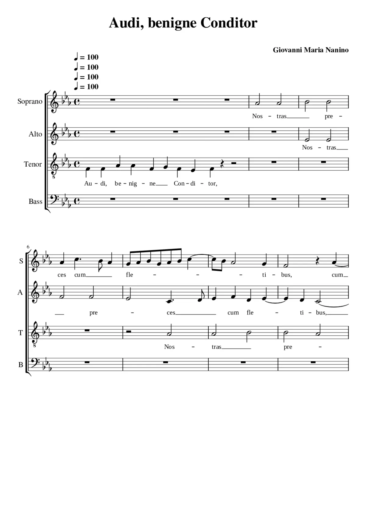 Audi benigne Conditor - Page 1