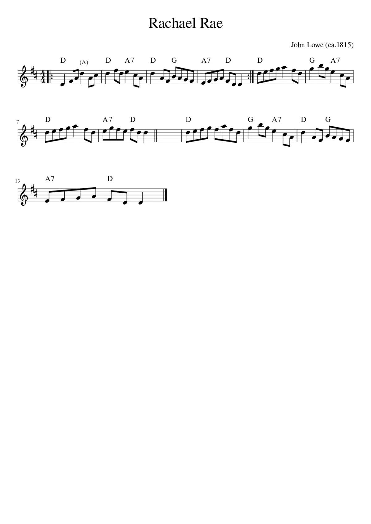 Rachael Rae - Page 1