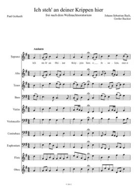 Ich steh an deiner Krippen hier BWV 469
