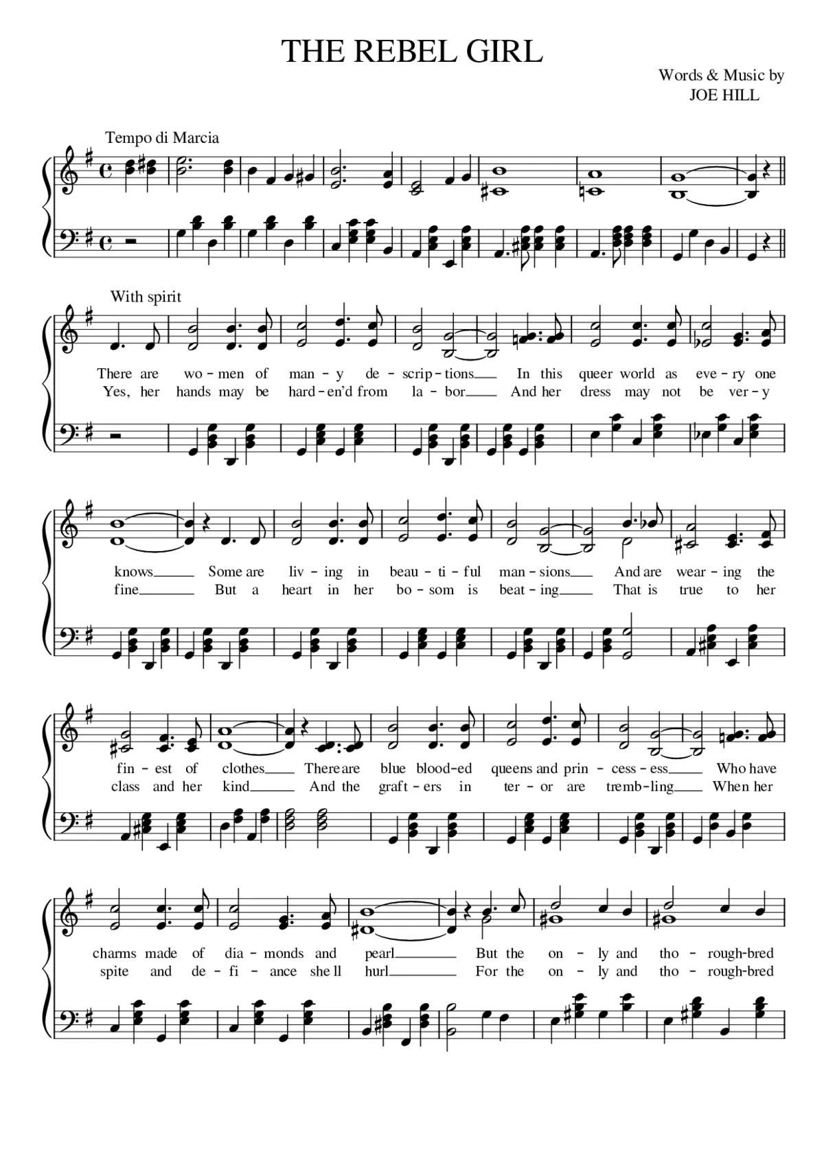 the rebel girl - Page 1