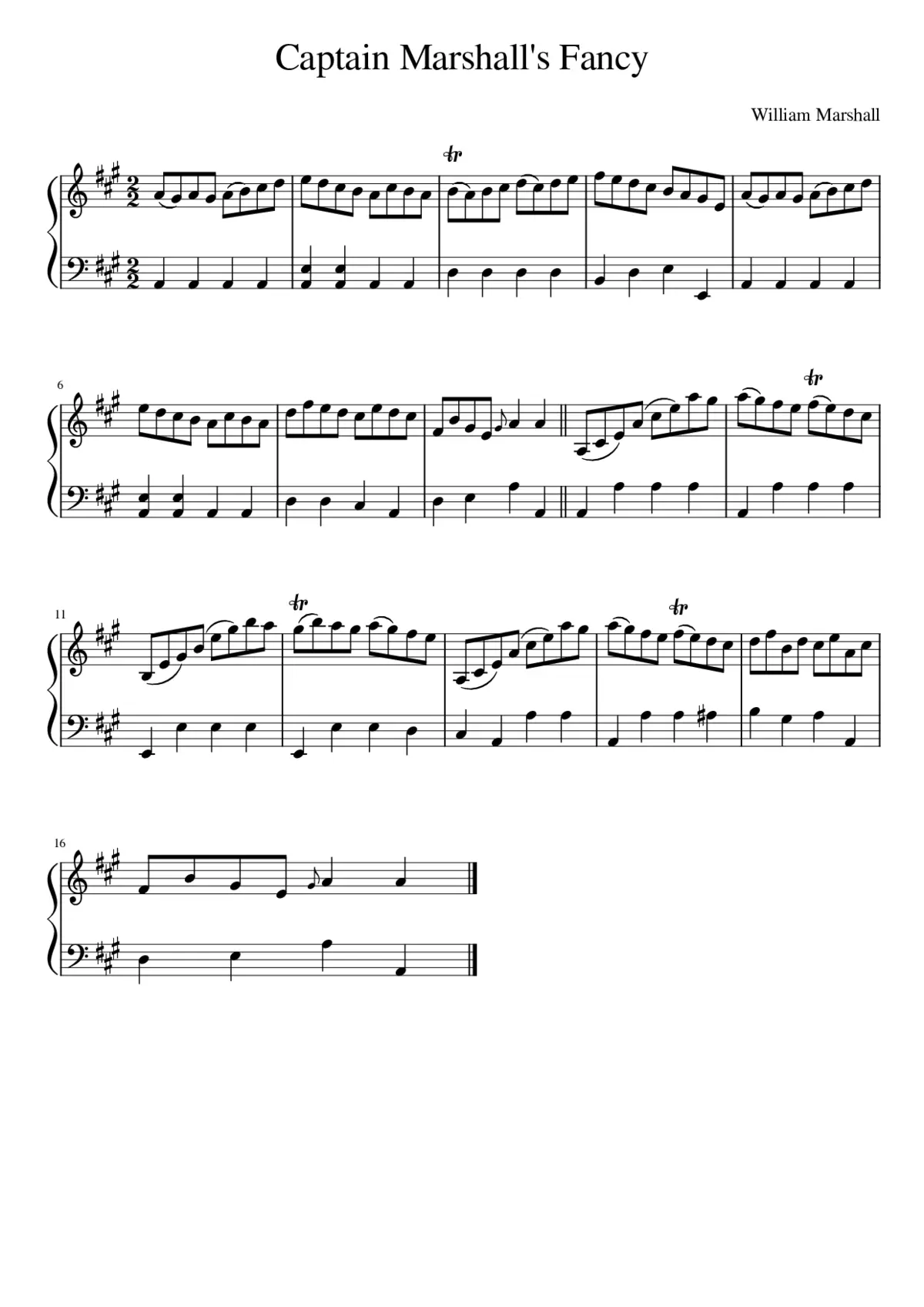 Captain Marshall's Fancy - Page 1