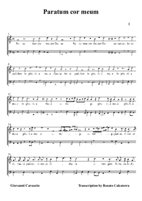 Paratum cor meum