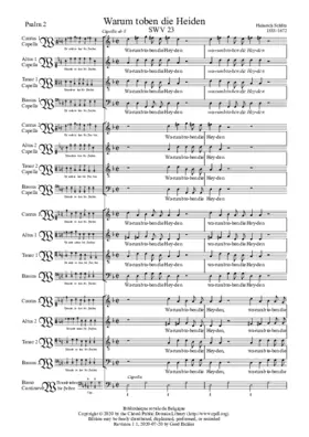 Warum toben die Heiden (Psalm 2), SWV 23