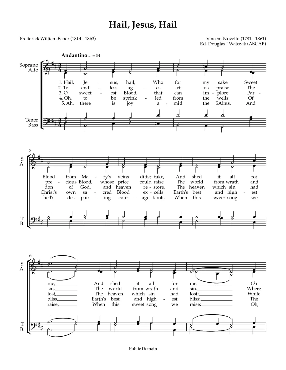 Hail, Jesus, hail - Page 1