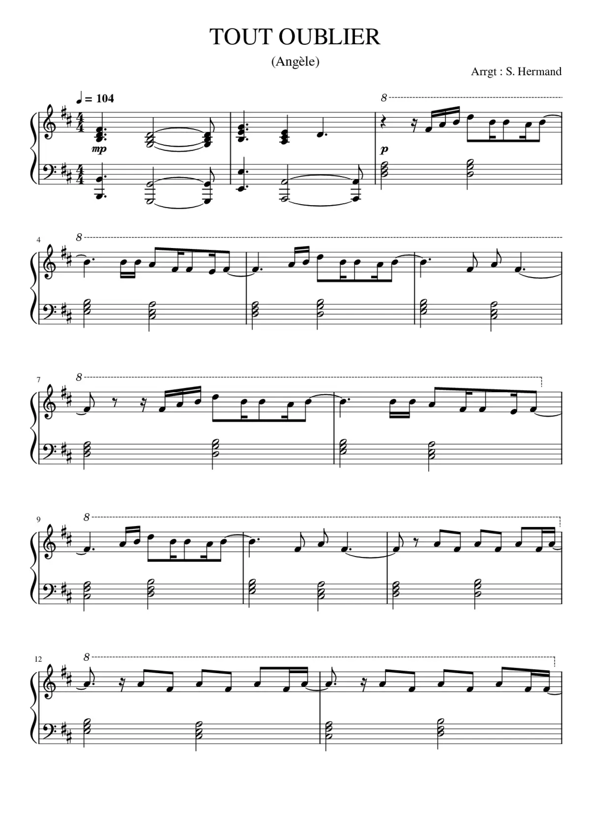 tout oublier - Page 1