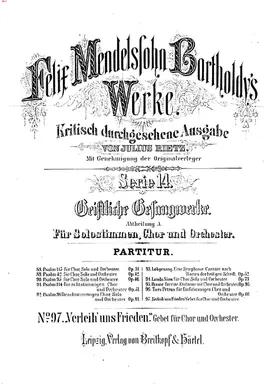 „Verleih uns Frieden“ / „Da nobis pacem, Domine“