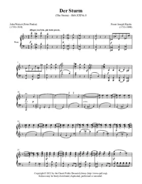 The Storm, Hob.XXIVa:8