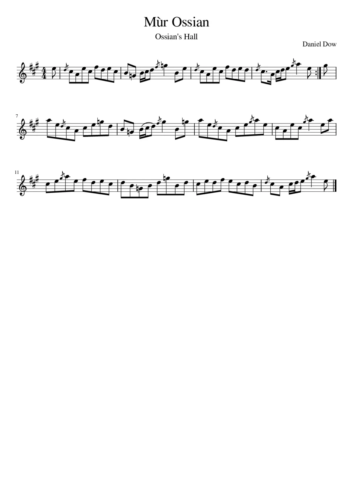 Mùr Ossian - Page 1