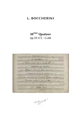 String Quartet in C major, G208