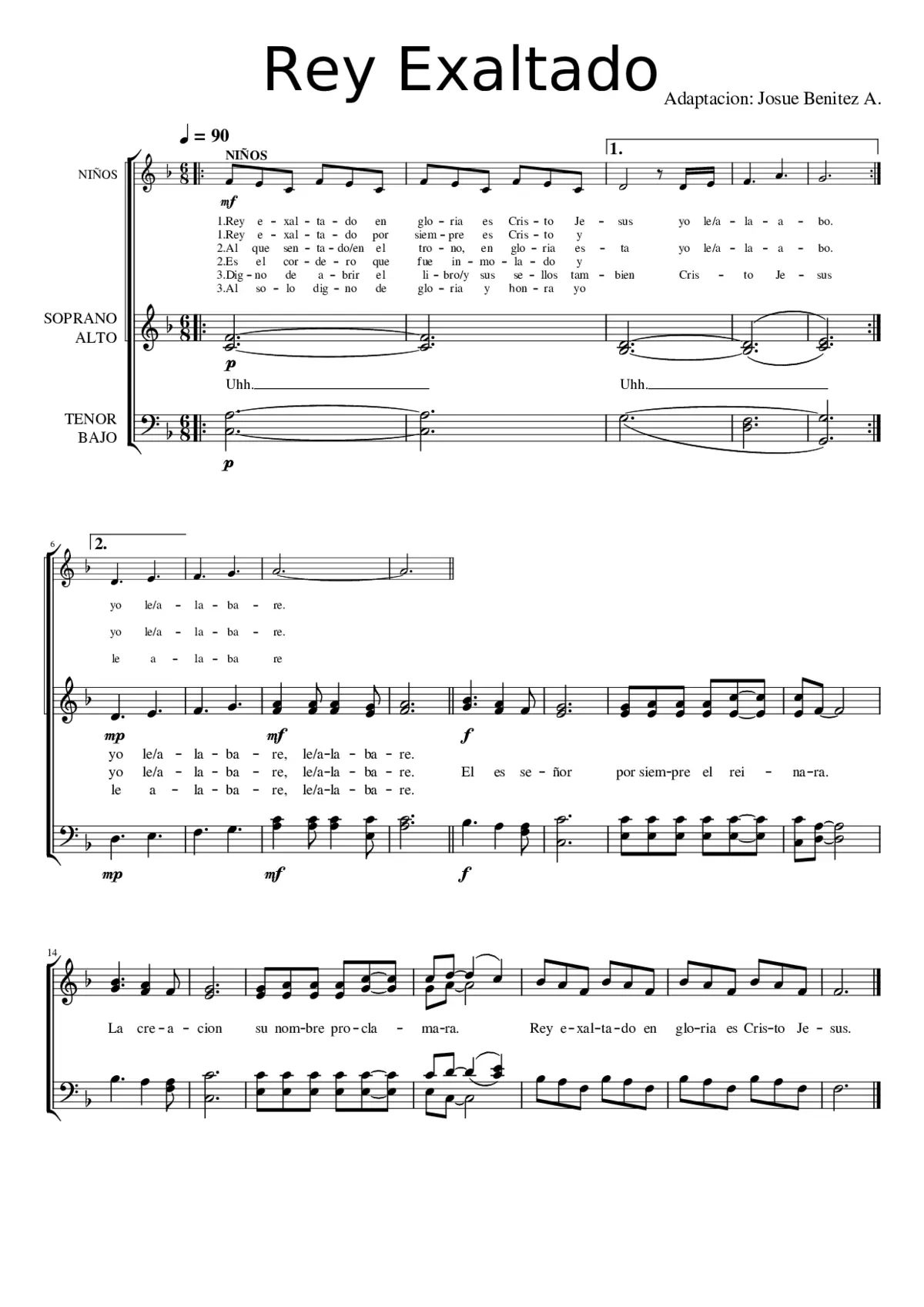 ES EXALTADO - Page 1