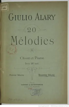 20 Mélodies