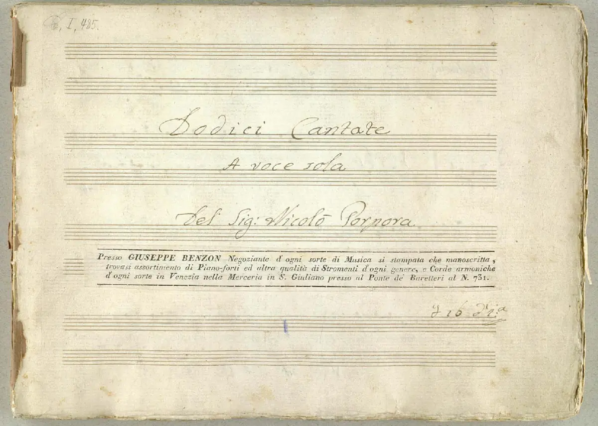 12 cantate da camera - Page 1