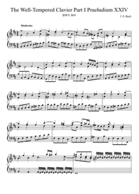 Prelude and Fugue in B minor BWV 869