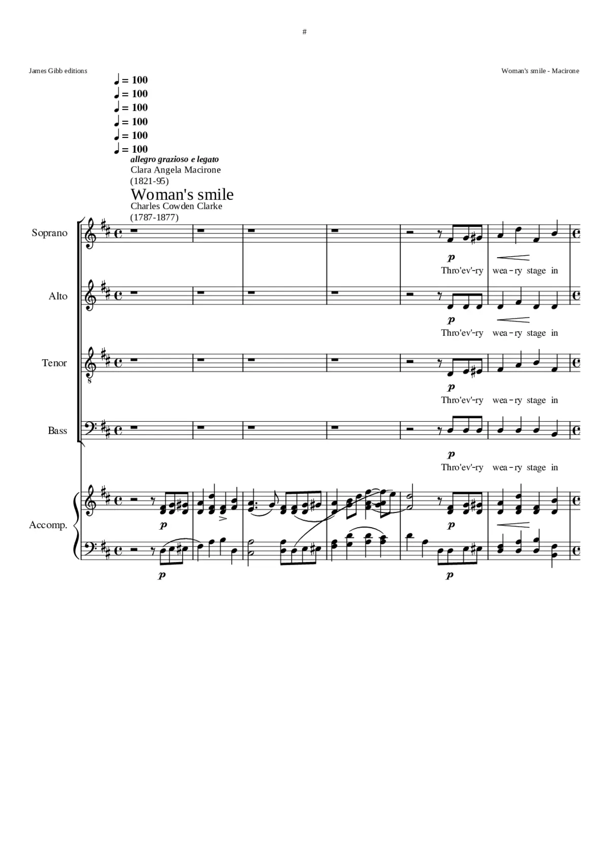 Woman's smile - Page 1