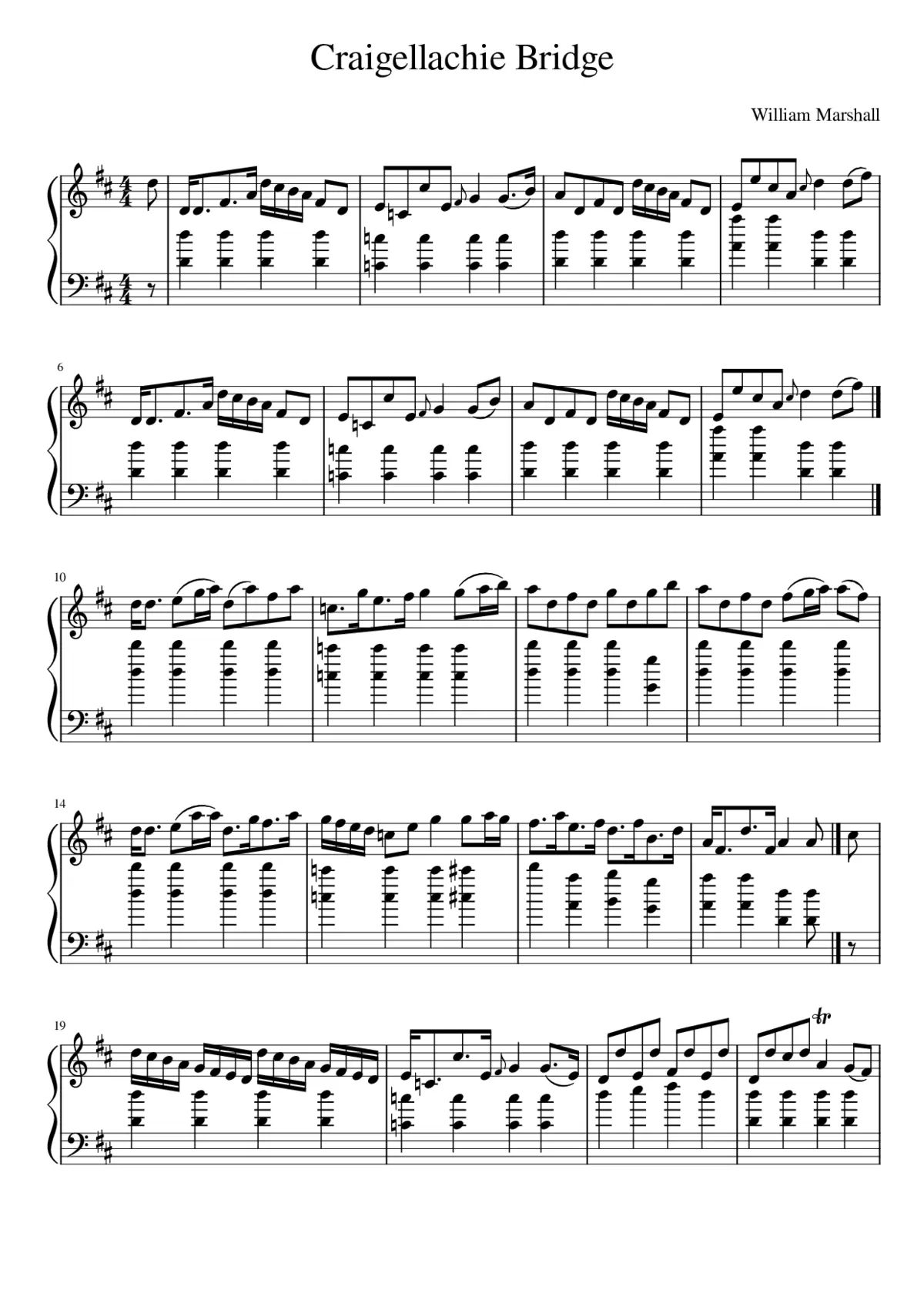 Craigellachie Bridge - Page 1