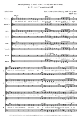 In der Passionszeit, Op. 79, No. 4